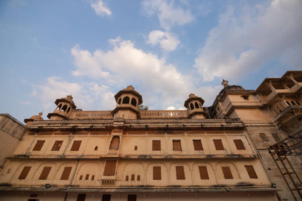 Inner courtyard, Junagarh Fort, City Palace, Bikaner, Rajasthan, India