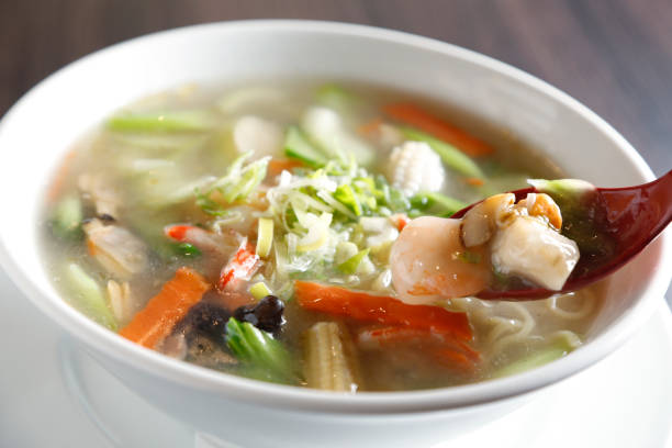 istock Seafood ramen with thickened sauce 2152748810