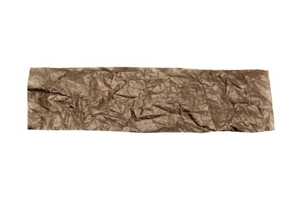 istock small piece of black paper cut edge element isolated on white background.Clipping path. 2152754259