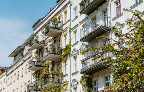 istock Spring Day in Berlin: Blossoms Accent European Architecture 2152755196