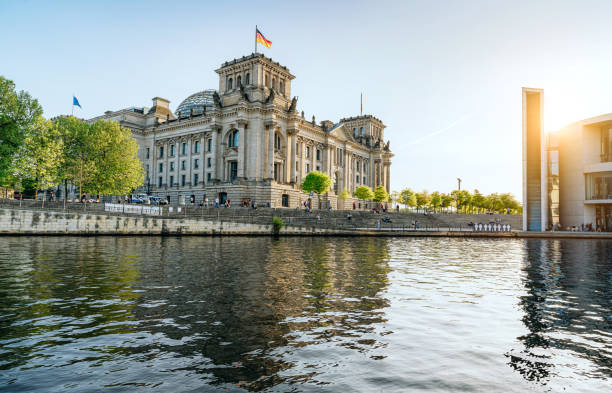 istock Sunset View of Berlin's Reichstag Building by the River 2152755334