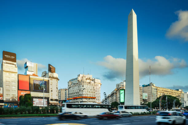 The Obelisk in Buenos Aires, Argentina
