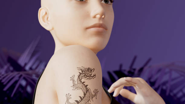 istock Tattoo permanence: layers of human skin, needles and tattoo inks 2152756333