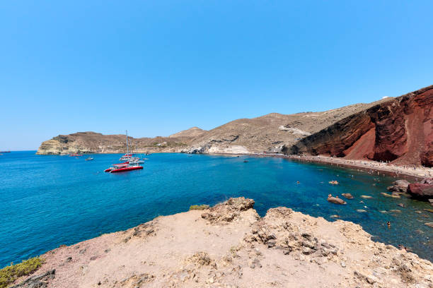 istock View point on Red Beach, Santorini, Greece 2152757118