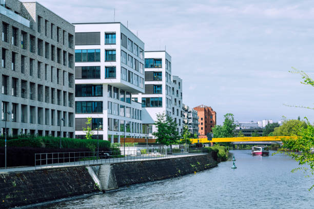 istock Modern Architecture Along Berlin River on Sunny Day 2152759904