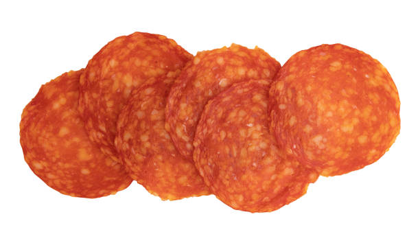 istock chorizo sausage sliced isolated on white 2152761175