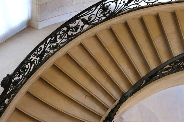 istock Stone staircase in a museum or palace. 2152762025