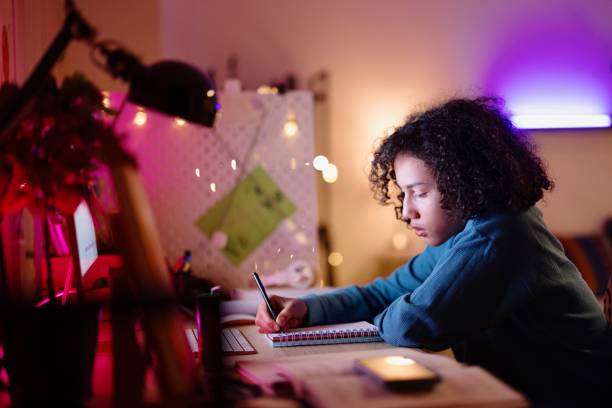 istock Teenager studying at home 2152767317