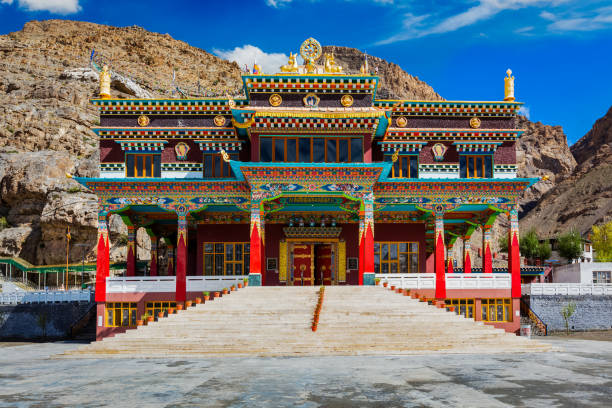 Buddhist monastery in Kaza, Spiti Valley