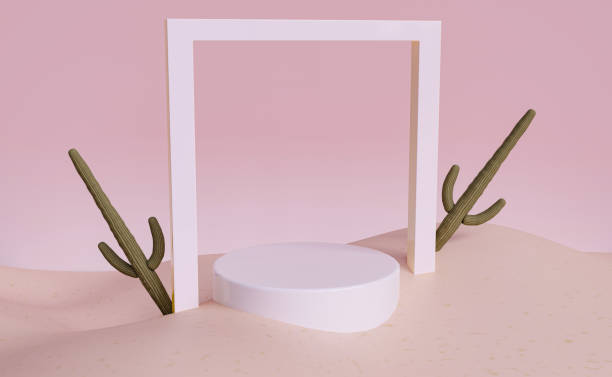 istock Surreal minimal Desert natural landscape 2152769957