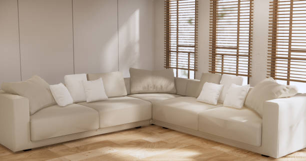 istock sofa armchair minimalist design muji style.3D rendering 2152774065