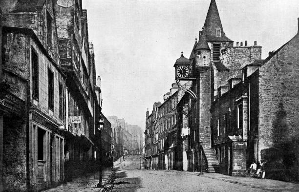istock Canongate Tolbooth in Edinburgh, Scotland - 19th Century 2152776092