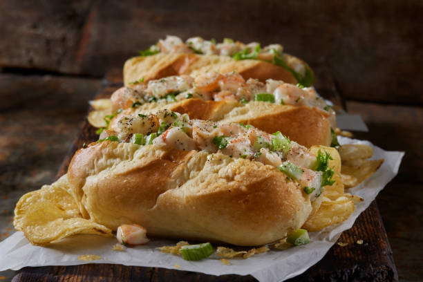 istock Creamy Shrimp Salad Rolls 2152784739