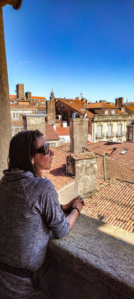istock Woman enjoying Santiago de Compostela 2152787228