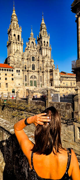 istock Woman in Santiago de Compostela 2152787344