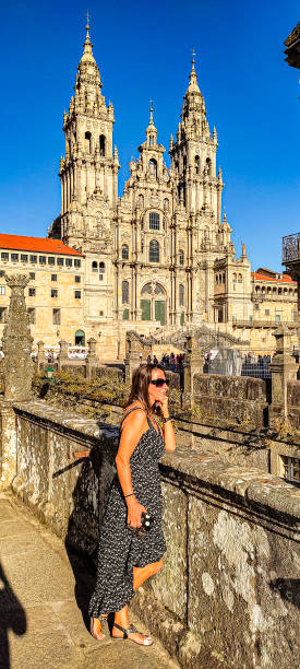 istock Woman and the cathedral 2152787346