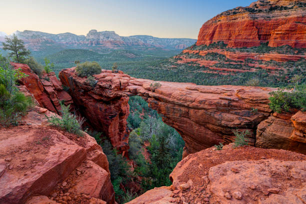 Devil's Bridge at sunset. Sedona, Arizona, USA