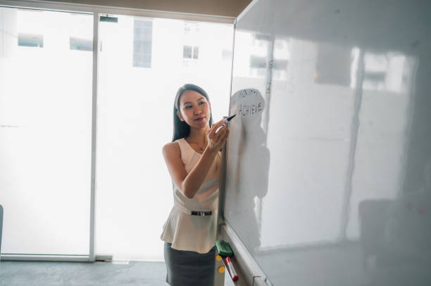 istock Visionary Perspectives: A Female Executive's Business Presentation 2152789611