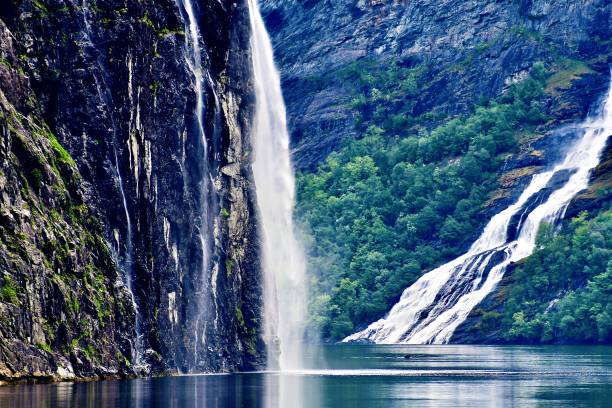 istock Double Waterfall in Norway Part of a Series 1# 2152790161