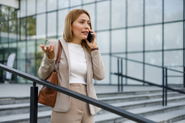 istock City streets backdrop for businesswoman's day 2152797962