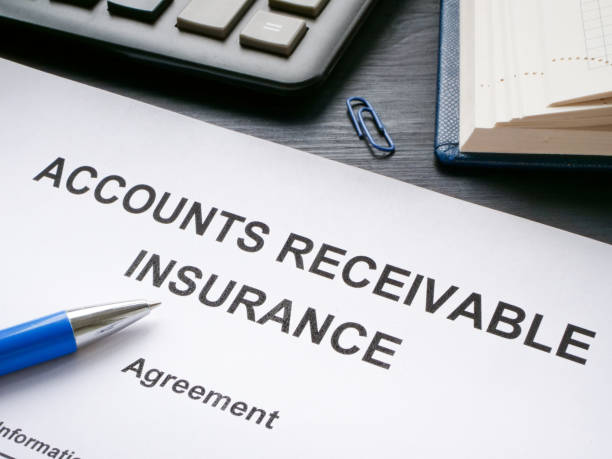 istock Accounts receivable insurance agreement and pen. 2152799325