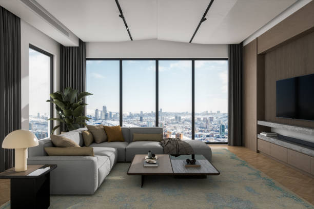 istock Luxury Modern Living Room 2152800281