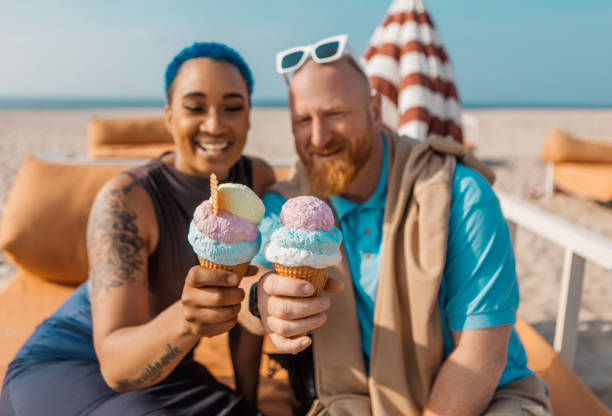 istock Two diverse friends on a beach getaway together for mental well being therapy 2152803056