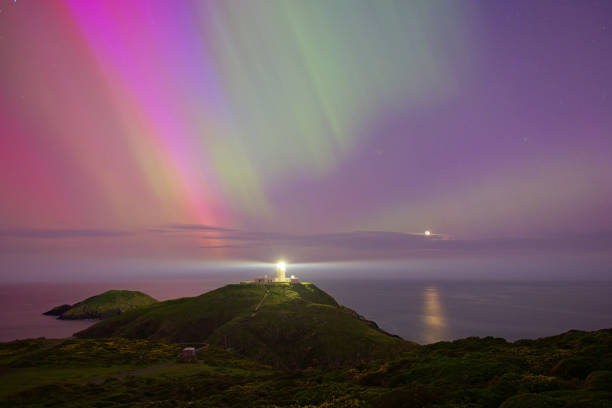 A rainbow over the English Channel