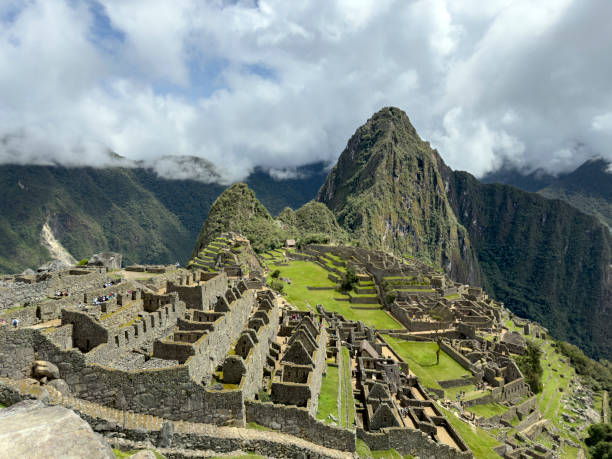 istock A view of Machu Pichu ruins in the morning with clouds, Peru 2152803728