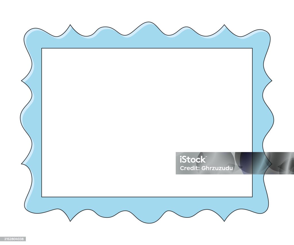Style Frame Blue Blue Vintage Style Frame Stock Illustration - Download Image Now - Art ...