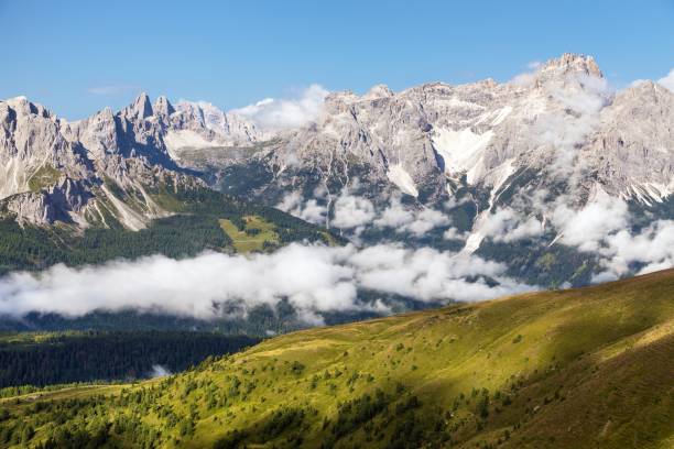 istock panoramic view of the Sexten dolomites mountains 2152811982