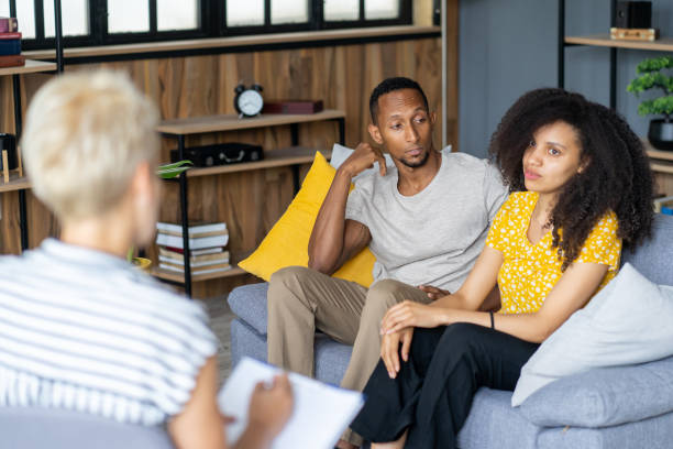 istock Young couple in a financial counselling session 2152815878