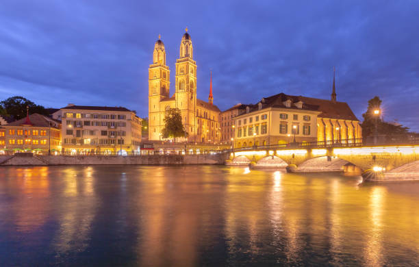 istock Grossmunster churche in Zurich, Switzerland 2152826936