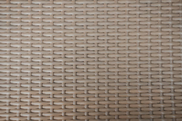istock Light brown rattan wooden table top pattern and background seamless. 2152828605