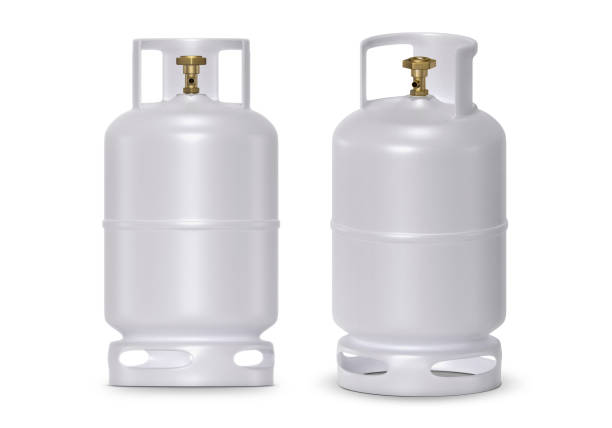 istock White gas tanks isolated on white background 2152831248