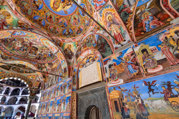 istock Rila Monastery, the largest Eastern Orthodox monastery in Rila Mountains, Bulgaria 2152833256