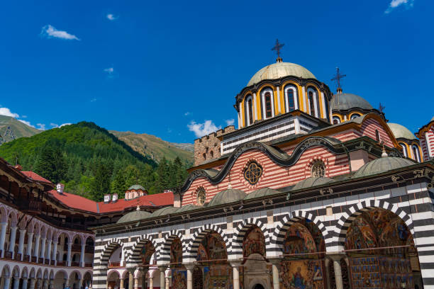 istock Rila Monastery, the largest Eastern Orthodox monastery in Rila Mountains, Bulgaria 2152833475