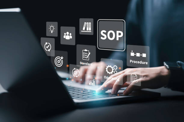 istock SOP Standard Operating Procedure business concept. Businessman using a computer to design workflow for Instructions to assist employee in complex routine operations. 2152840808