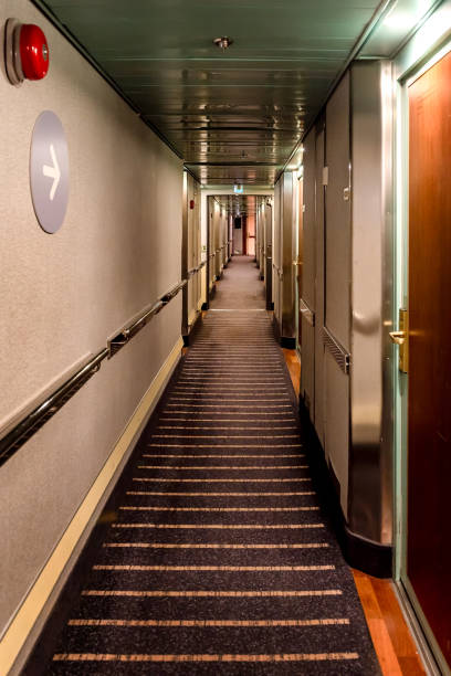 istock Cruise ship guest corridor 2152841106