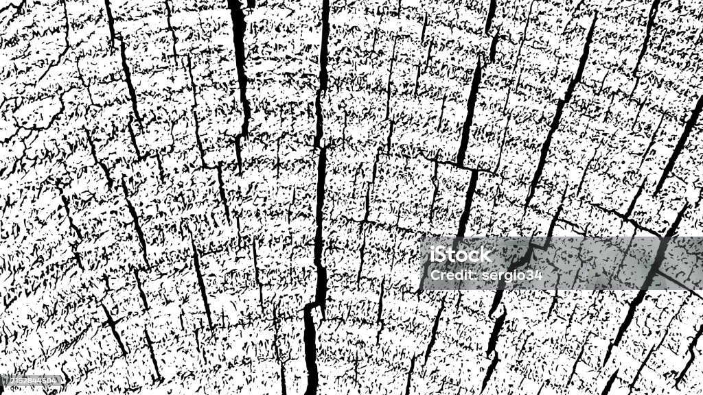 Destressed Tree Distressed Wood Texture Stock Illustration - Download Image Now ...