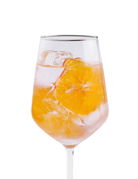 istock Refreshing orange cocktail in a wine glass 2152845948