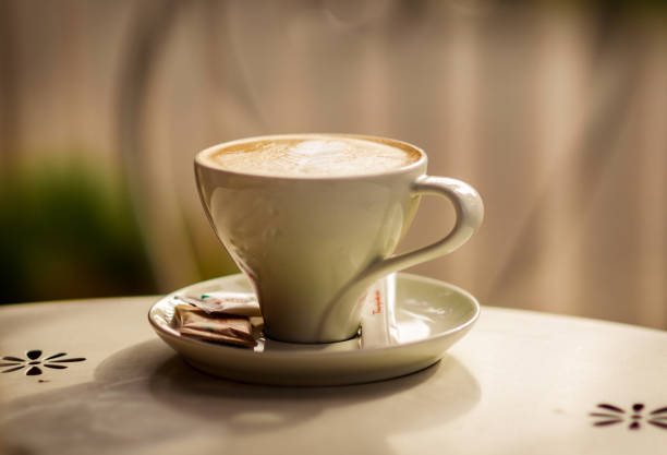 istock Creamy Latte Art in a Classic Coffee Cup 2152861801