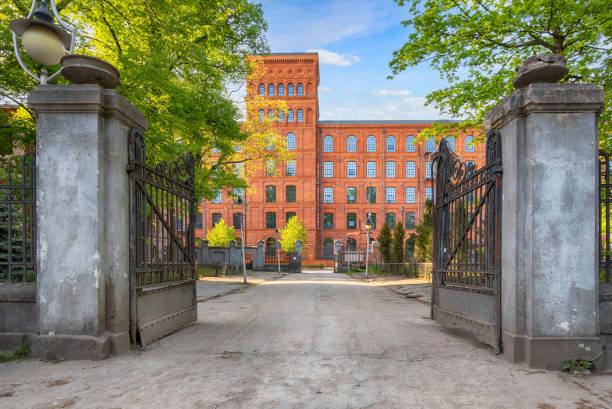 Lodz, Poland. View of Manufactura - former industrial complex of textile and other factories