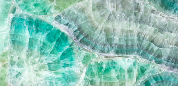 istock Green Fluorite precious stone background, natural texture in fresh color. 2152863242