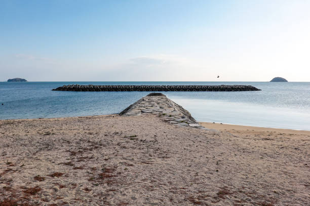istock Tsuda Matsubara Coast facing the quiet Seto Inland Sea (Sanuki City, Kagawa Prefecture) 2152864153