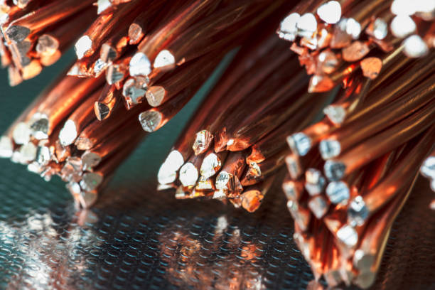istock Copper wire, non-ferrous metal raw material energy industry 2152865852
