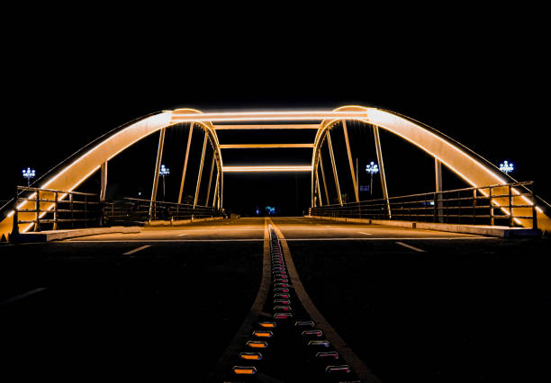 istock Midnight Majesty: Bridges Shining Bright in the Darkness 2152873442