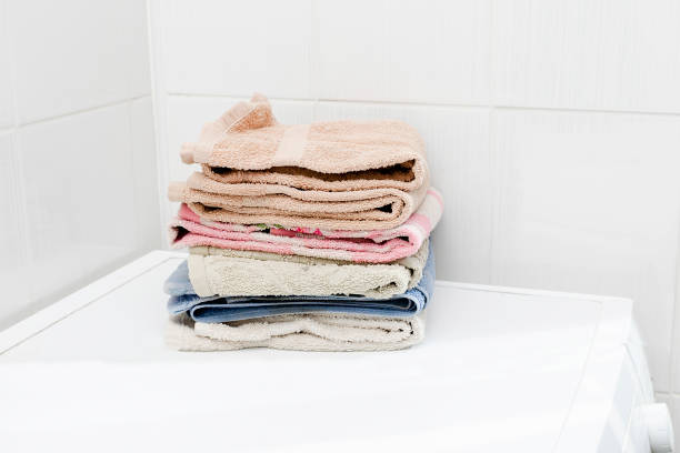 Stack of folded towels