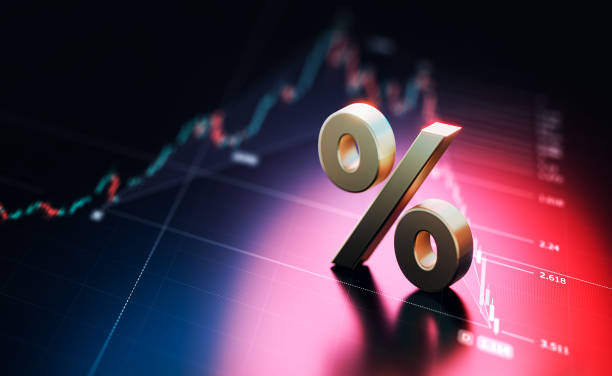 istock Percentage Sign Over Financial Bar Graph Background 2152881398