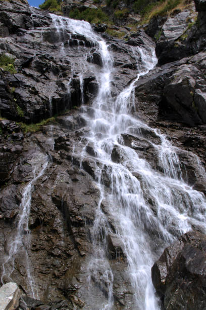 istock View of the Capra waterfall on Transfagarasan mountain road 2152882359